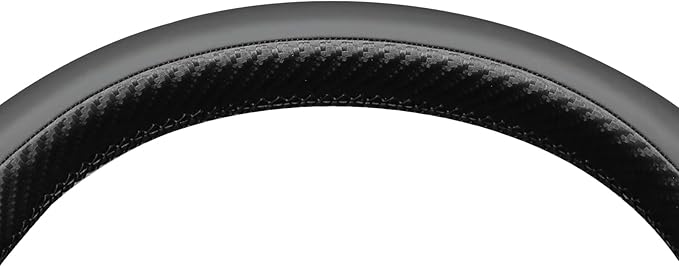 MEWANT Tesla Model 3/Model Y Hand Stitched Steering Wheel Cover for Tesla Model 3 2017-2023 / Model Y 2020-2023 for Tesla Model 3/Y Accessories(3D Style)
