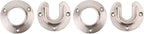 Knape & Vogt Closet Pro HD CD-0010-BN Heavy Duty Closet Pole Sockets, Brushed Nickel (Pack of 2)