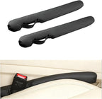Car Seat Gap Filler, 2PCS Between Vehicle Seats Console Organizer Stop Things from Dropping, Automotive Interior Chair Gap Coverage Fill, Universal for SUV Automobile Truck (Black)