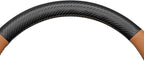 MEWANT Steering Wheel Cover for GMC Sierra Steering Wheel Cover for GMC Sierra 1500 / Sierra 1500 Limited/Sierra 2500 / Sierra 3500/ Yukon (XL) Hive Microfiber Leather