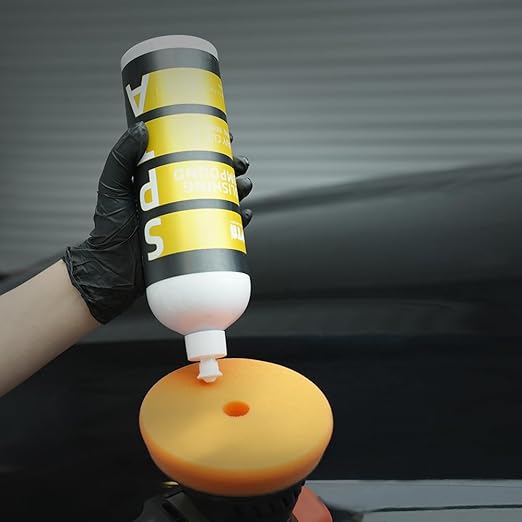Heavy Cut Polishing Compound, SPTA 33.8oz (1000ml) Polishing Compound Car Scratch & Swirl Remover Rubbing Compound & Coarse Polish Buffing Compound Swirl Remover for Cars Automotive Paint Correction