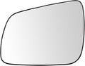 TRQ Driver Side Mirror Glass Clear Snap On Compatible with 2008-2014 Mitsubishi Lancer MI1324102