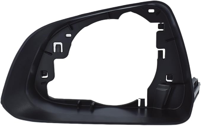 Fits For Tesla Model 3 Left Driver Side Wing Mirror Cover and Mirror Frame Set Rearview Lower Holder Tray Cap Housing 2017-2020(left side chrome)