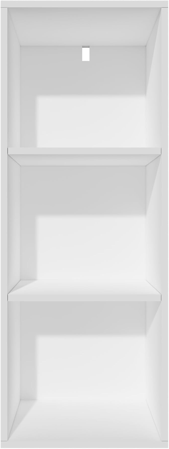 3 Cube Storage Organizer,Wooden 3-Tier Open Shelf Bookshelf,Versatile Storage Cubes for Living Room，Bedroom,Home Office, (Whi