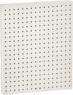 Azar Displays 771620-WHT Plastic Pegboard for Wall Organization - Garage Tool Organizer Wall Mount (Pack of 2) - 1-Sided Dura