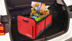 Homeve Trunk Organizer, Car Storage, Reinforced Handles, Collapsible Multi-Compartment, Foldable, Waterproof, Sturdy, 600D Oxford Polyester For Car, SUV, Mini-Van, Red, 2 Compart | Collapsible, Reinforced Handles, Foldable, Waterproof, Suitable for Any...