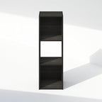 Furinno PELLI Book Shelf, 3-Cube Bookshelf, Cube Storage Organizer Bookcase, 11.7 x 12.1 x 35.4, for Living Room, Bedroom, Ho