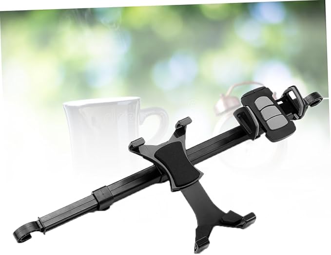 Rotatable Car Headrest Tablet Holder Backseat Phone Bracket for Tablets and Smartphones Support for Rear Entertainment Black