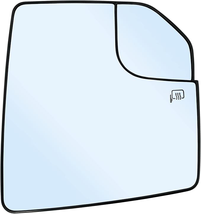 Ford F150 Right Side Heated Blind Spot Mirror - Convex Glass with Rear Holder FL3Z17K707A
