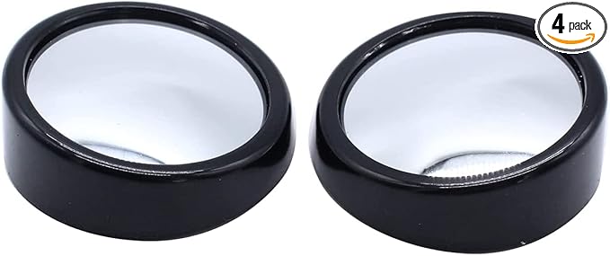 4 PCS/SET Blind Spot Mirrors 360°Wide Angle Adjustable Mirror Waterproof Convex Rear View Mirror