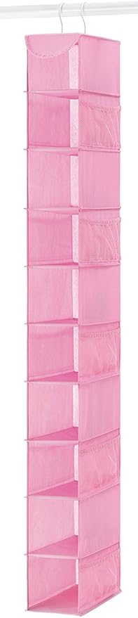 Whitmor Hanging Shoe Shelves, Pink (Pack of 6)