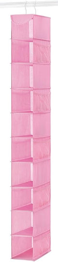 Whitmor Hanging Shoe Shelves, Pink (Pack of 6)