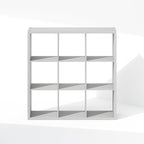 Furinno Cubic Closet Organizers and Storage, 9-Cube Closet Organizer, Open Shelf Closet Storage, Extra Thick Frame for Wardro