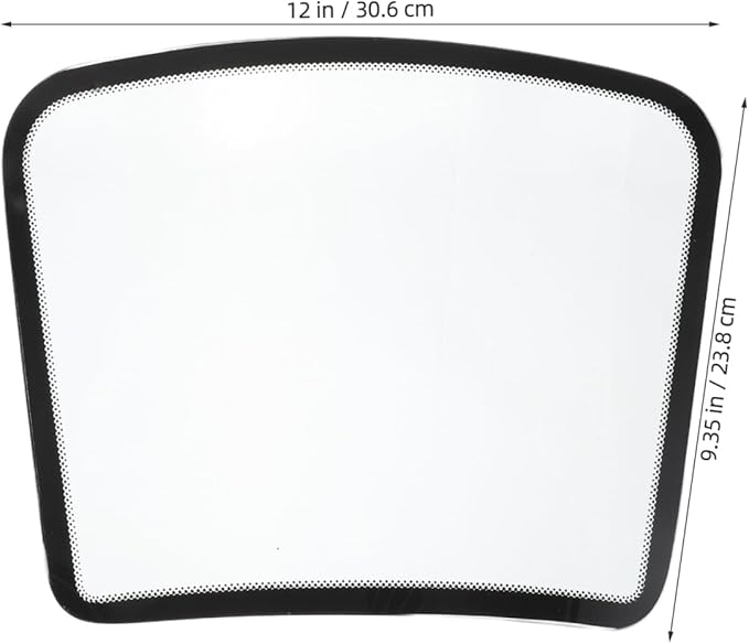 Luxshiny Realistic Windshield Model Static Cling Sticker Display for Car Window Film Sample Showcase