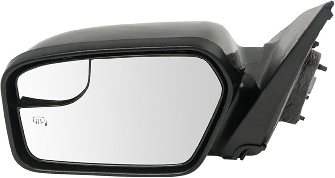 Side Mirror 2pcs Left & Right Paint to Match Power Operate Exterior Door Rear View Spotter Glass Heat Puddle Lamp Blind Spot 