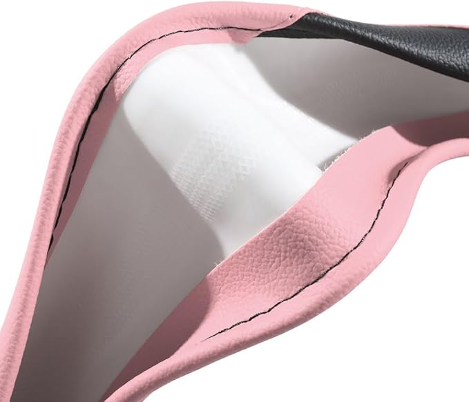 Car Steering Wheel Cover, Microfiber Leather Steering Wheel Cover Universal Fit 14.5-15 inch Anti-Slip Comfortable Breathable