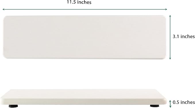 NiuYichee 2 Pcs Water Absorbing Stone Trays, Kitchen/Bathroom Sink Soap Dish, Diatomite Tray Used for Hand Soap & Cosmetic Bo