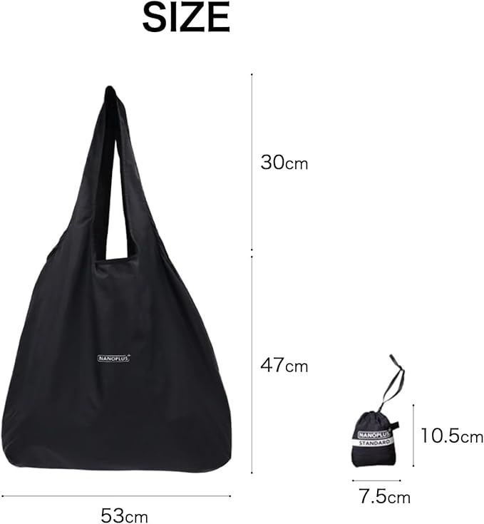 Compact Reusable Grocery Tote Bag – Lightweight, Foldable & Packable Shopping Bag for Travel