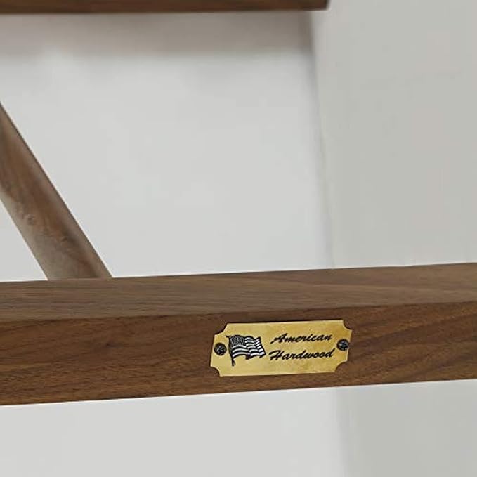 Solid Wood Decorative Ladder - Leaning Blanket Rack for Home Decor Natural Maple