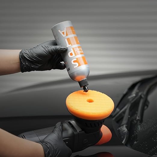 Heavy Cut Polishing Compound, SPTA 16.91oz (500ml) Polishing Compound Car Scratch & Swirl Remover Rubbing Compound & Coarse Polish Buffing Compound Swirl Remover for Cars Automotive Paint Correction