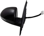 Brock Replacement Pair Side View Power Mirrors Compatible with 2016-2018 Optima Heated Signal Power Folding Memory Blind Spot