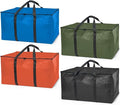 ClearSpace Oversized Moving Bags or Storage Bag – Large Moving Boxes with Backpack Straps, Zippers & Handles – Heavy-Duty Pac