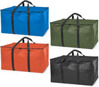 ClearSpace Oversized Moving Bags or Storage Bag – Large Moving Boxes with Backpack Straps, Zippers & Handles – Heavy-Duty Pac
