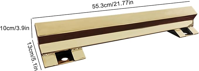Stainless Steel Parking Stopper for Garage, Garage Parking Aid, Garage Parking Stops, Surface Paint, for Car Park(55.3cm/21.77in)