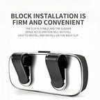 GDQ Sunglasses Holder for Car Visor Glasses Case|Car Sunglass Holder|Eyeglass Holder|Press Silent Shockproof Dustproof (Beige)