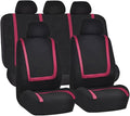 BELOMI Car Seat Covers Full Set, Breathable Premium Cloth Automotive Seat Cover, Universal Front and Rear Seat Covers, Easy t
