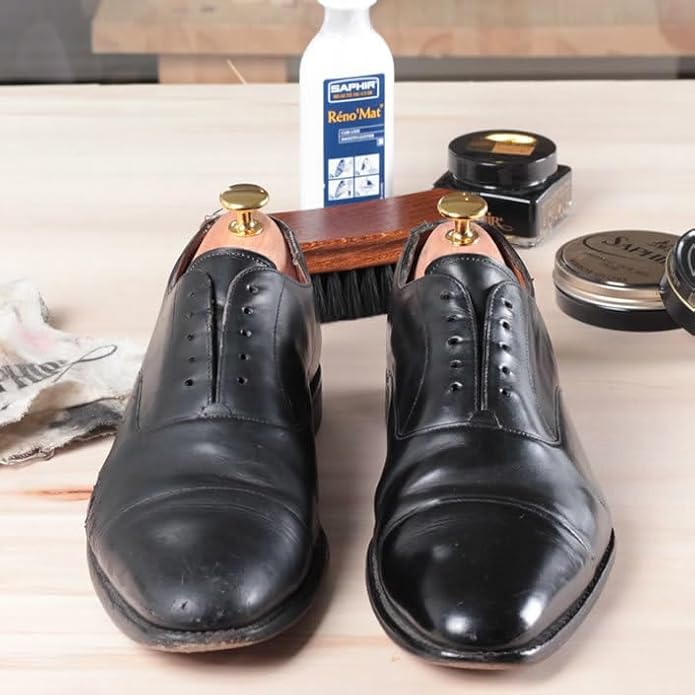 Saphir RenoMat Leather Cleaner, Conditioner and Stain Remover - 100mL