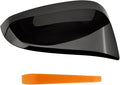 Glossy Black Door Rearview Mirror Cover Fits for Toyota 2013-2023 4Runner 2016 RAV4 HV 2013-2015 RAV4 87915-42160-A0 87915-42160-A1(Right passenger side)