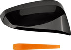 Glossy Black Door Rearview Mirror Cover Fits for Toyota 2013-2023 4Runner 2016 RAV4 HV 2013-2015 RAV4 87915-42160-A0 87915-42160-A1(Right passenger side)