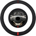 Suede Steering Wheel Cover,Compatible with Lexus IS300 IS350 RX350 NX300h IS250 Alcantara Leather Sport Non-Slip Wheel Cover Car Interior Accessories 15 inch For Man and Women