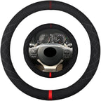 Suede Steering Wheel Cover,Compatible with Lexus IS300 IS350 RX350 NX300h IS250 Alcantara Leather Sport Non-Slip Wheel Cover Car Interior Accessories 15 inch For Man and Women