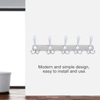 Stainless Steel Wall Hooks for Clothes, Multifunctional Towel Hat Rack Organizer, Wall Mounted Coat Rack Durable Hangers for 