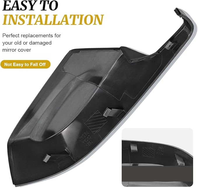 Three T Car Auto Right Side Rearview Mirror Lower Cover Cap Trim for Subaru Crosstrek 2013-2014,Impreza 2012-2014,Forester 2014-2018,Legacy 2013-2014,Outback 2013-2014,Passenger Side