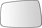 TRQ Driver Side Manual Mirror Glass with Backing Plate Compatible with 2011-2022 Ram 1500, 2019-2022 Ram 1500 Classic, 2011-2