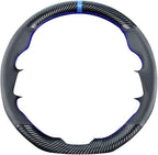 DIY Sew Stitching Carbon Fiber Steering Wheel Cover for Subaru WRX STI and Levorg 2015 2016 2017 2018 2019 / STI S209 2019 15 inches Leather Interior Accessories