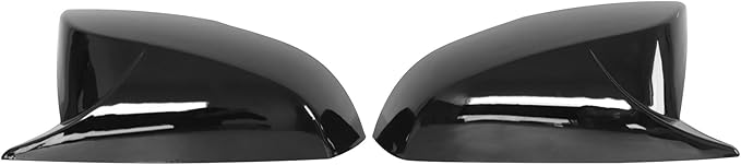 Exterior Mirror Cover Fit for Highlander 2020 2021 2022 2023 2024 2025 Door Rearview Mirror Cap Housing Trim, Left & Right Side Glossy Black
