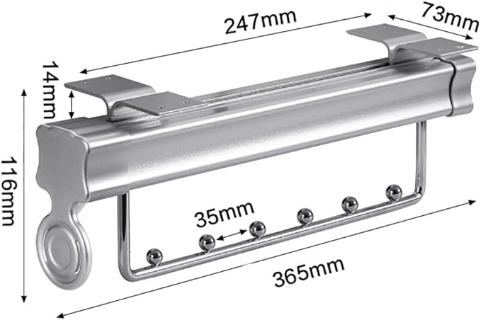 Pull Out Closet Clothes Rail,Extendable Wardrobe Hanger with Double Sliding Track, Aluminum Framed,Load-Bearing 30Kg Clothes,