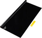 Car Window Tint Film Window Privacy Film Car Carbon 2 PLY PET 24.61 ft x 23.62 Inch 1 Pc Black VLT 2% IRR 84% UVR 99%