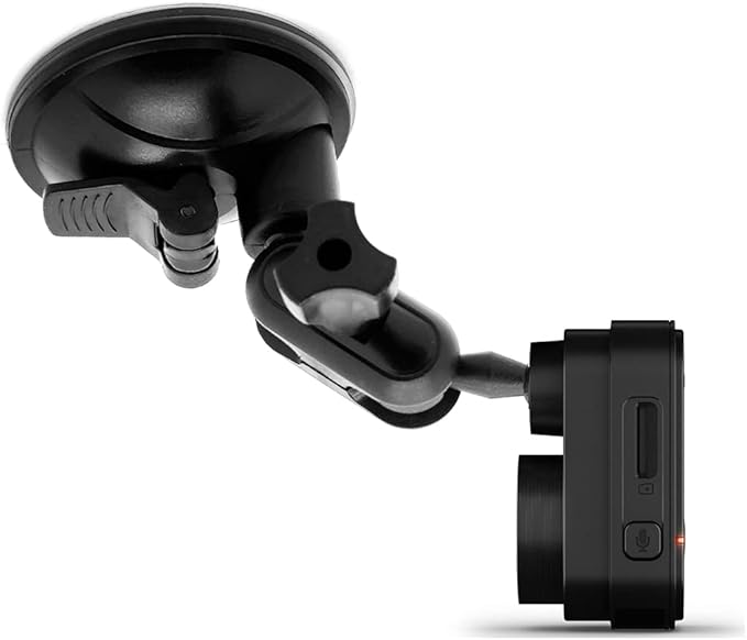 ChargerCity Dash Cam Suction Cup Mount for Garmin Dash Cam 2 3 45 46 47 55 56 57 65W 66W 67W X110 X210 X310 Tandem Speak Plus (Best Viewing Adjustment w/Dual Ball Joint Design)