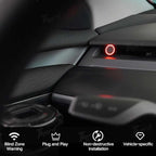Blind Spot Monitoring Assistant for Tesla Model 3 Y, 8 RGB LED Beads BSD Car Lane Changing Warning Wave Sensor Detection Syst