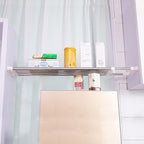 Hershii Expandable Tension Closet Shelf Rod Telescopic Stainless Steel Storage Rack Heavy Duty DIY Organizer Divider for Ward