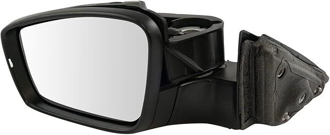TRQ Power Heated Side Mirror Set Paint to Match Manual Folding for 2012-2015 VW Passat, Driver & Passenger Side, VW1320144, V