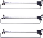 ABOOFAN 3pcs Retractable Wardrobe Clothes Hanger Closet Rod Stainless Steel Sliding Clothes Rack for Pants Scarves Skirts Coa