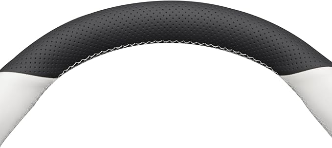 MEWANT Tesla Model 3/Model Y Hand Stitched Steering Wheel Cover for Tesla Model 3 2017-2023 / Model Y 2020-2023 for Tesla Model 3/Y Accessories