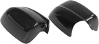 aqxreight Pair of Rear View Mirror Covers Glossy Carbon Fiber Left Right Replacement for 2011 to 2021