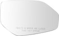 TRQ Passenger Side Mirror Glass Convex For Factory Equipped & Aftermarket Mirrors Compatible with 2018 Volkswagen Atlas 2020-